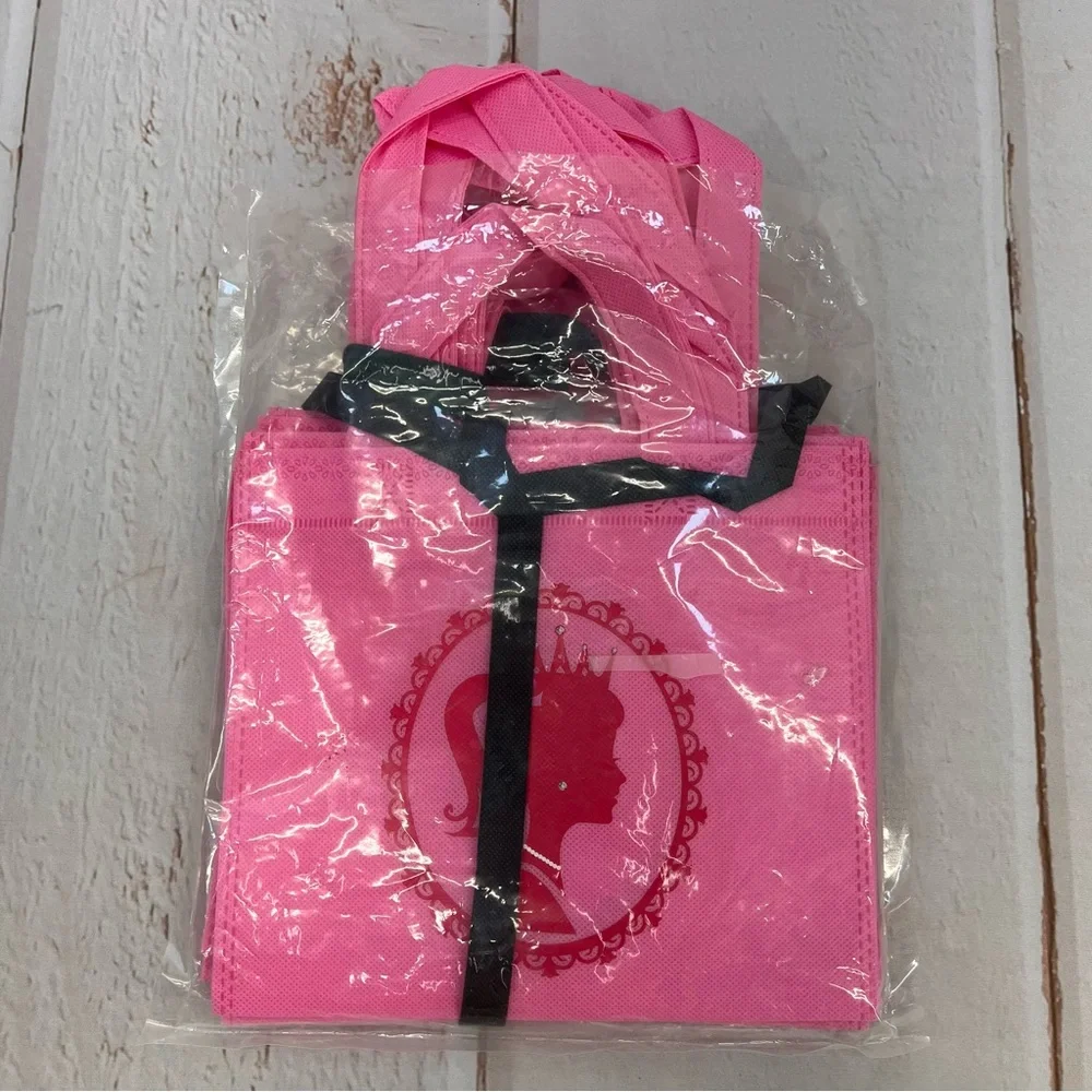 Pieces Pink Girls Party Favor Treat Bags Hot Pink Princess Gift‎ Bags Candy Bags